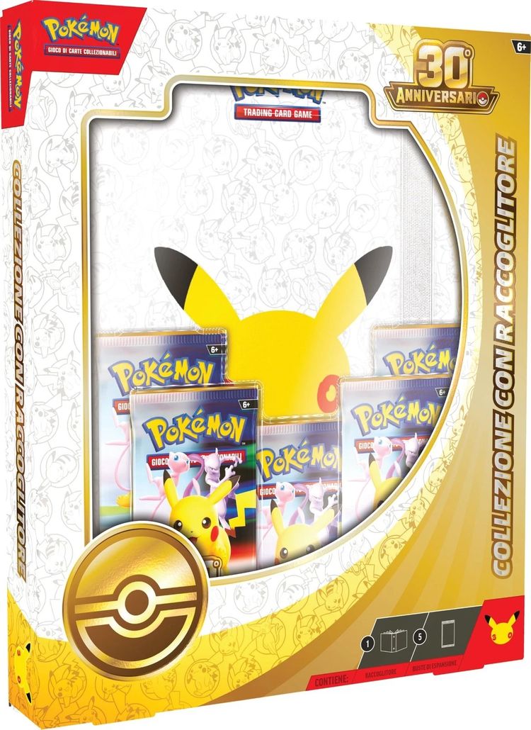 Pokémon collezione con raccoglitore dell’espansione 30° Anniversario del GCC ITA image 1